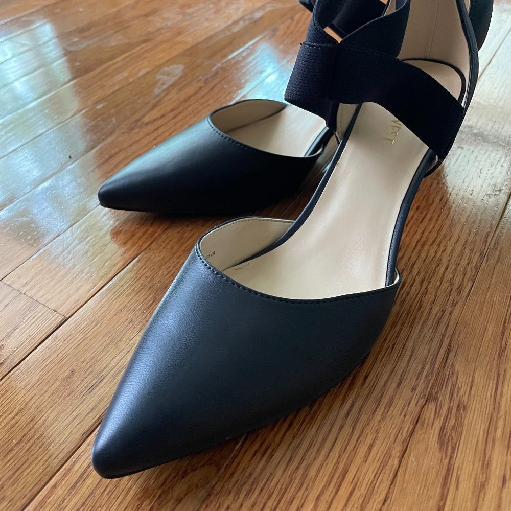 Nine West Leather Strappy Heels SZ 9.5 M NEW